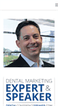Mobile Screenshot of dentalconferencespeaker.com